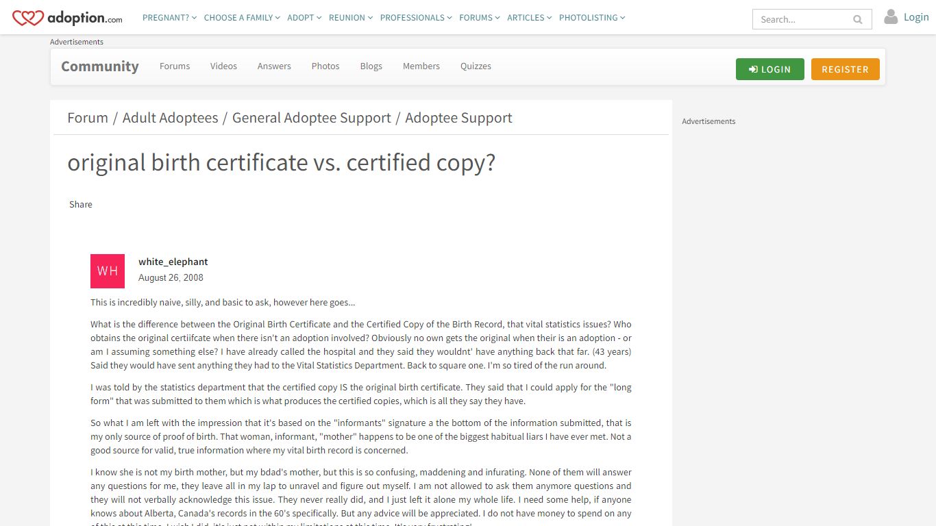 original birth certificate vs. certified copy? » Adoption Community